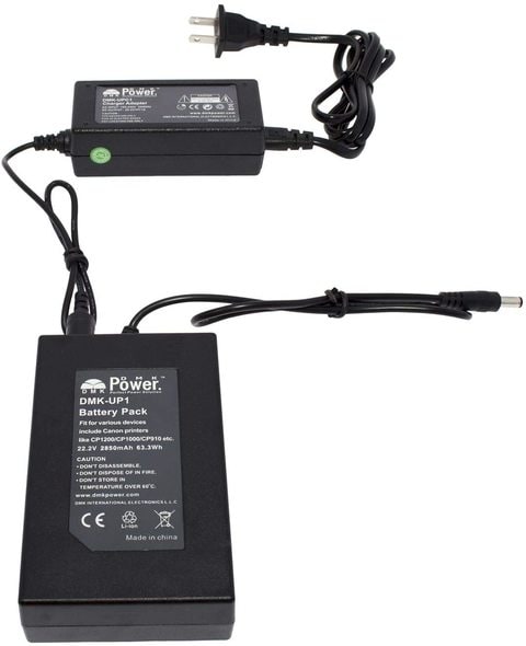 DMK Power DMK-UP1 Power Bank 22.2V 2850mAh 63.3Wh for Canon Compact Photo Printer SELPHY CP910 CP1000 CP1200 CP1300 Etc