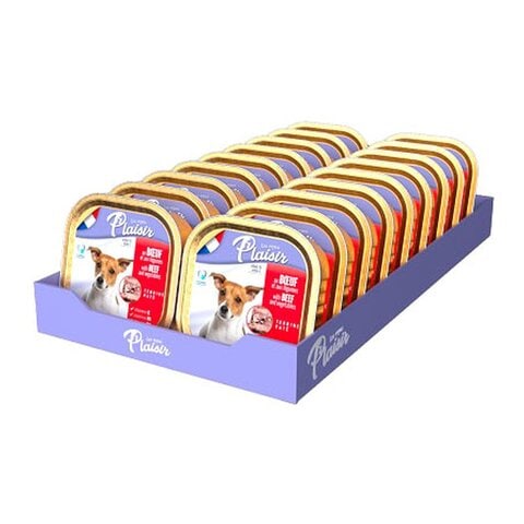 Les Repas Plaisir Pate With Beef And Vegetable Dog Food 300g