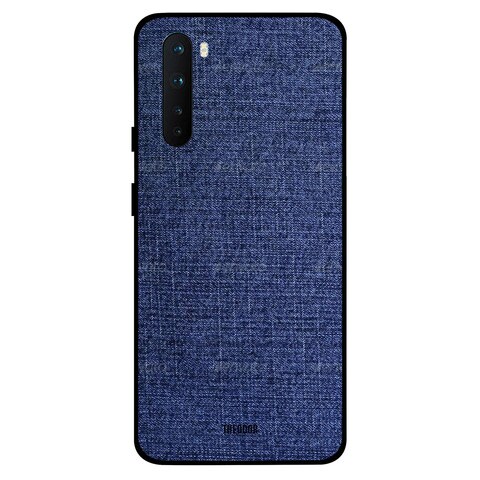 Theodor OnePlus Nord Case Cover Blue Jeans Flexible Silicone Cover