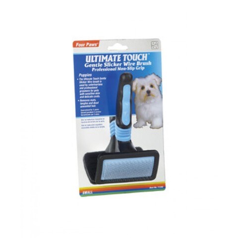 Four Paws Ultimate Touch Slicker Wire Brush For Puppies, Gentle