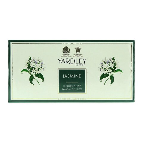 Yardley Jasmine Luxury Soap White 100g Pack of 3