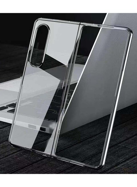 Samsung Galaxy Z Fold 4 Crystal Clear Case Shockproof Soft TPU Transparent Slim Protective Cover 7.6 inch Compatible with Galaxy Z Fold4 5G 2022 Release
