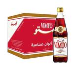 Buy Vimto Fruit Cordial Soft Drink 710ml Pack of 12 in UAE