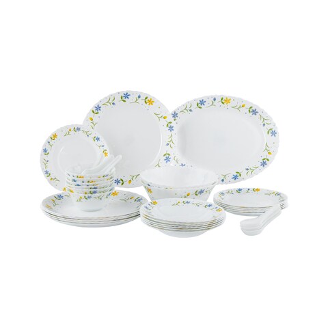 Delcasa 33 Piece Opalware Dinner Set