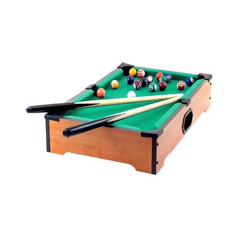 Chamdol Tabletop Pool Table Playset Green