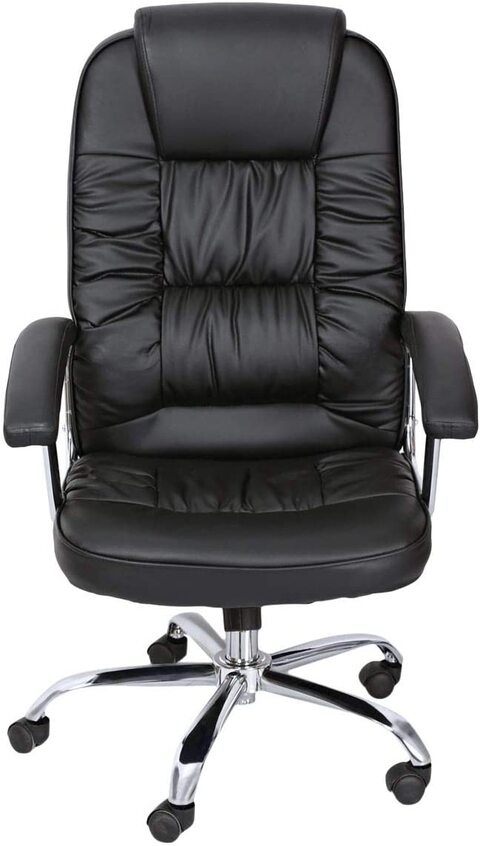 Leather executive office chair high deals back