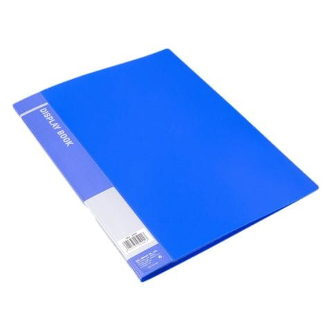 Deli 10 Pockets Display Book Blue