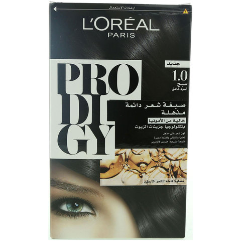 L&#39;Oreal  Paris Prodigy Ammonia Free Permanent Oil Hair Colour 1.0 Black