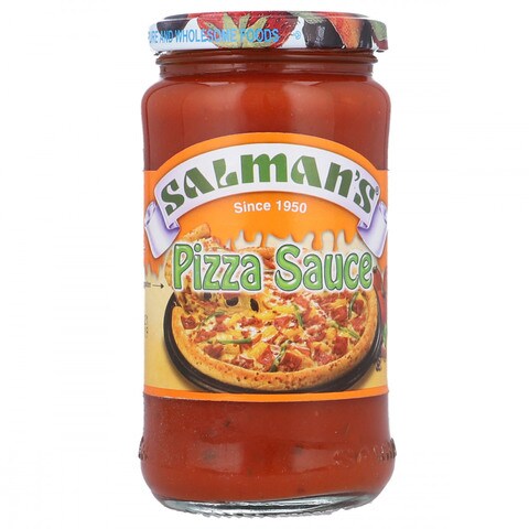 Salman&#39;s Pizza Sauce Glass Jar 385g