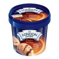 London Dairy Mocha Almond Fudge Ice Cream 1L
