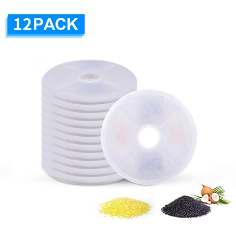 Generic-Cat Water Fountain Filters Replacement Filters for Pet Catit Flower Fountain GEX Cat Water Fountain 12PCS