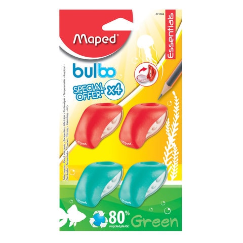 Maped Essentials Bulbo Sharpener Multicolour 4 PCS