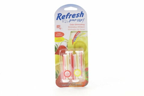 refresh air freshener car strawberry &cool lemonade