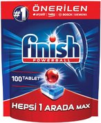Buy Finish Dishwasher Detergent All in One Tabs Regular 100 Tablet in UAE