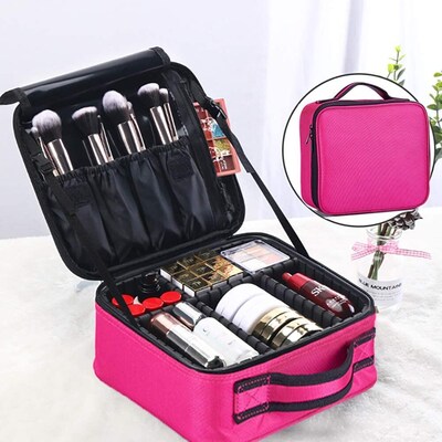 3Pcs Makeup Bags for Women and Girls, Portable Travel Cosmetic Organizer  Multifunction Waterproof Storage Bag Cute Toiletry Bags