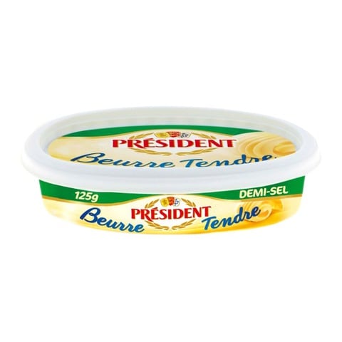 President Butter Salted Tub 125g