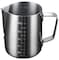 Milk Frothing Pitcher,Stainless Steel Froth Pouring Jug, Milk Frother Cup With Measurement Scales, for Tea,Coffee &amp;Latte Art 550 ml