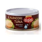 Buy ALALALI ALBACORW TUNA SOLID IN WATER 170G in Kuwait