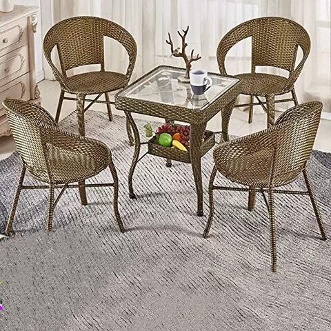 4pc rattan deals garden furniture set