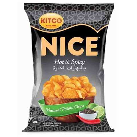 Kitco Nice Potato Chips Hot And Spicy Flavor 50 Gram