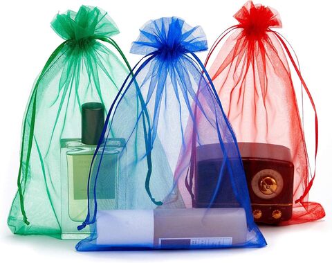 Buy Lavish 50Pcs Lot Adjustable Drawstring Organza Bag 12X17cm