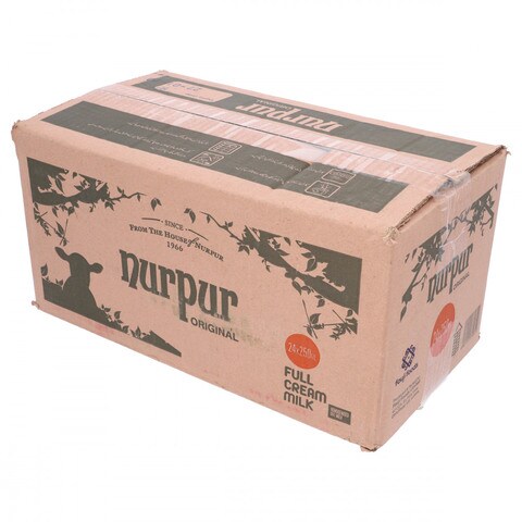 Nurpur Original Full Cream Milk 250 ml (Pack of 24)