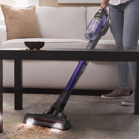 BLACK+DECKER  BHFEV182CP-GB Power Series Cordless  Extension Stick Vacuum Cleaner, 18V 2Ah external battery, 3 speeds and 58min Runtime