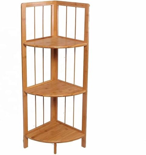 Buy Bamboo Kitchen Accessories Bamboo Wooden Corner Shelf 3