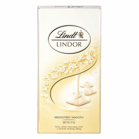 Lindt Lindor Swiss White Chocolate 100g