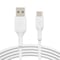 Belkin Boost Charge USB-C To USB-A Cable White