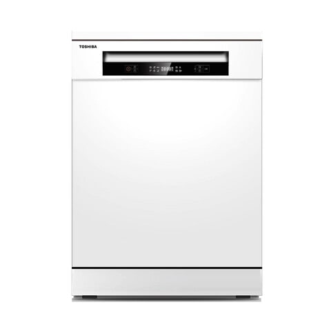 Toshiba Dishwasher DW-14F1ME White (Plus Extra Supplier&#39;s Delivery Charge Outside Doha)
