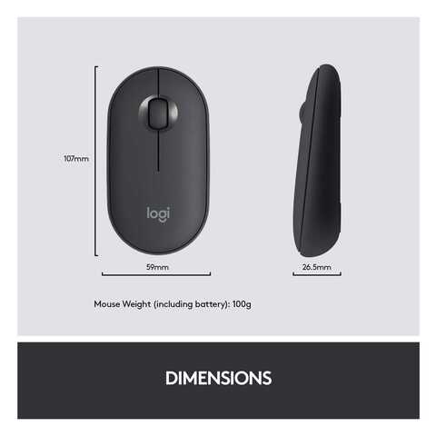 Logitech Slim Wireless Keyboard Mk470 + Wireless Mouse