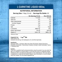 Applied Nutrition Weight Loss Fat Burner L-Carnitine Liquid 3000mg, 480ml - Sour Apple