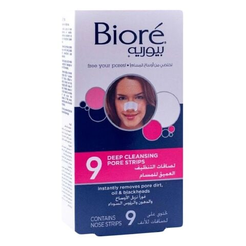 BIORE DEEP CLEANSING NOSE STRIPS X9