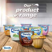 Danette Vanilla Pudding 90g Pack of 8