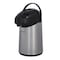 Krypton 2.5L Stainless Steel Airpot Flask - Coffee Heat Insulated Thermos, Keeping Hot/Cold Retention, Double-Wall Glass Liner For Coffee, Hot Water, Tea, Beverage