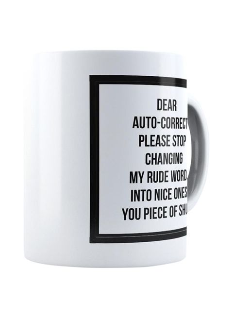 muGGyz Moon Justice Printed Coffee Mug White
