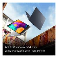 Asus Vivobook S 14 Flip TN3402YA-LZ159W 2-in-1 Laptop With 14-Inch Display AMD Ryzen 7 Processor 16GB RAM 1TB SSD AMD Radeon Graphic Card Quiet Blue