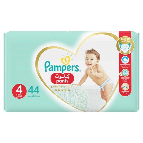 Buy Pampers Premium Care Pants Diapers Size 4 (9-14kg) 44 Diapers