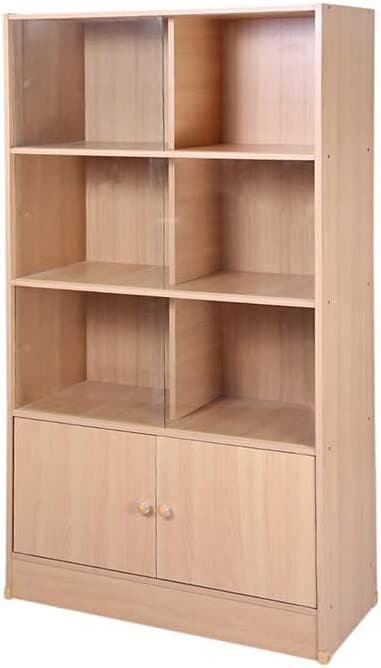 Brown deals wood bookcase