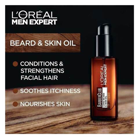 L'Oreal Men Expert Barber Club Long Beard And Skin Oil 30ml