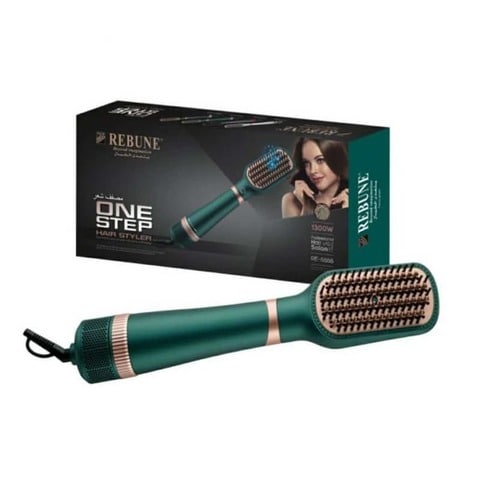 Buy Rebune One Step Hair Styler Re-8888, Fancy Green Online - Shop Beauty &  Personal Care on Carrefour Saudi Arabia