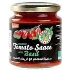 Buy Organic Larder Tomato Sauce With Basil 300g in UAE