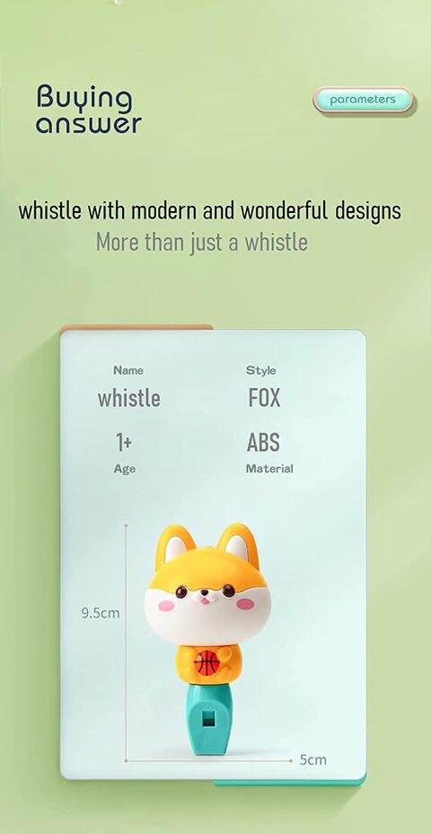Platypus whistle Children&#39;s fun musical whistle pendant, educational toys And a gift for children (duck)