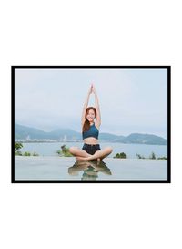 Spoil Your Wall Yoga Poster With Frame Multicolour 55x40cm