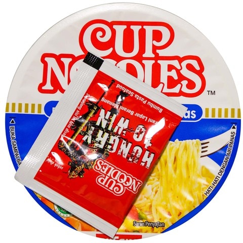 Nissin Spicy Seafood Flavour Instant Cup Noodles 75g