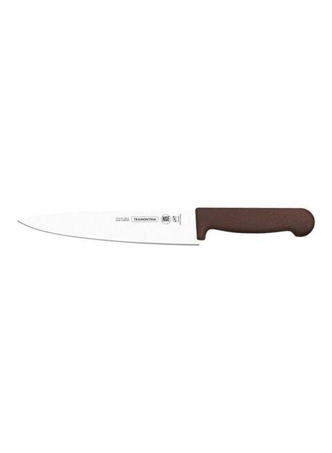 Tramontina Meat Knife, Brown/Silver, 10inch