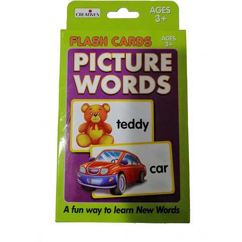 Creative&#39;s Flash Cards Picture Words Multicolour