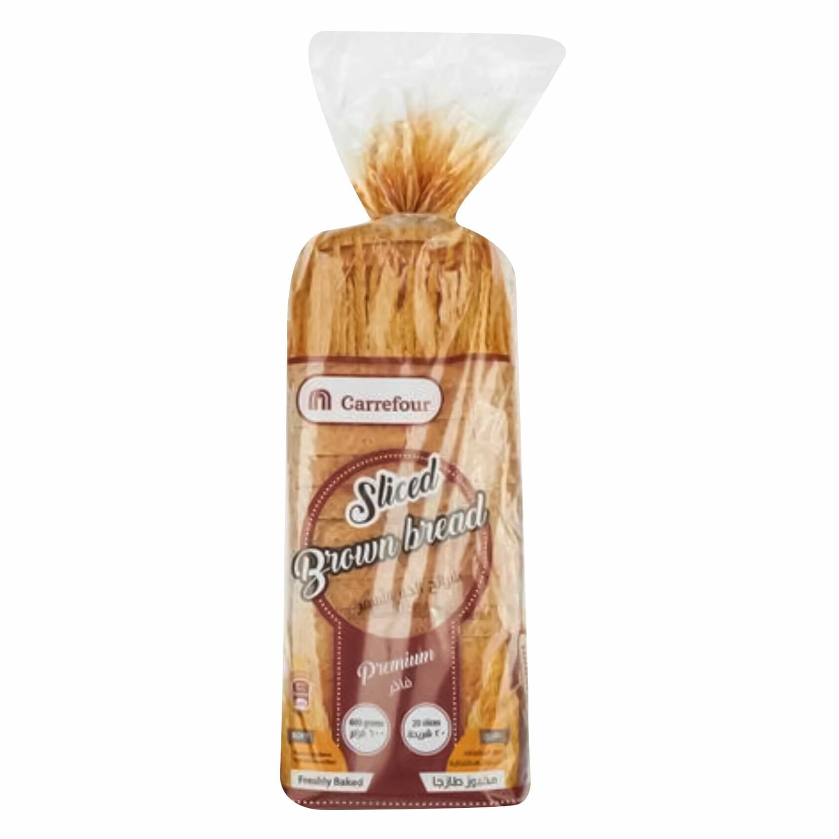 Buy Carrefour Sliced Brown Bread 600g Online Shop Bakery on Carrefour UAE