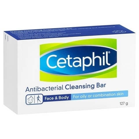 Cetaphil - - Antibacterial Gentle Cleansing Bar, 127g